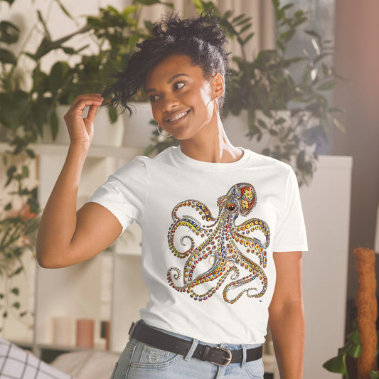 Aboriginal Dot Art Octopus T-ShirtT-ShirtGalactrip CoutureProduct mockup