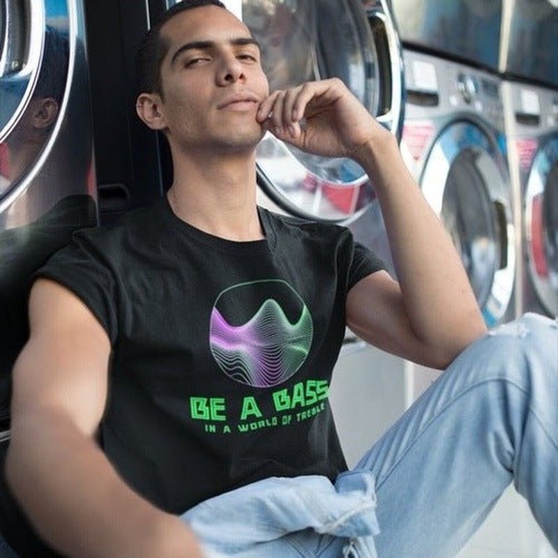 Be a Bass in a World of Treble T - ShirtT - ShirtGalactrip CoutureGraphic T - Shirt for Men - Be a Bass in a World of Treble