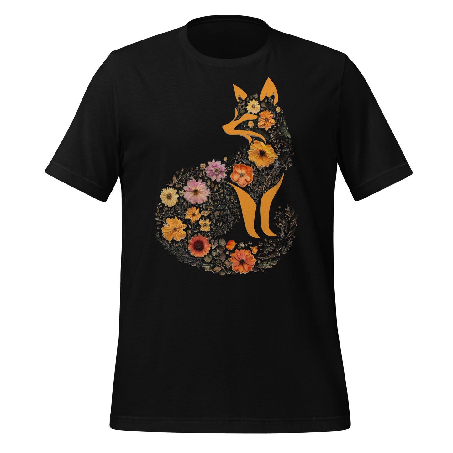 Boho Fox Floral T-ShirtT-ShirtGalactrip CoutureProduct mockup