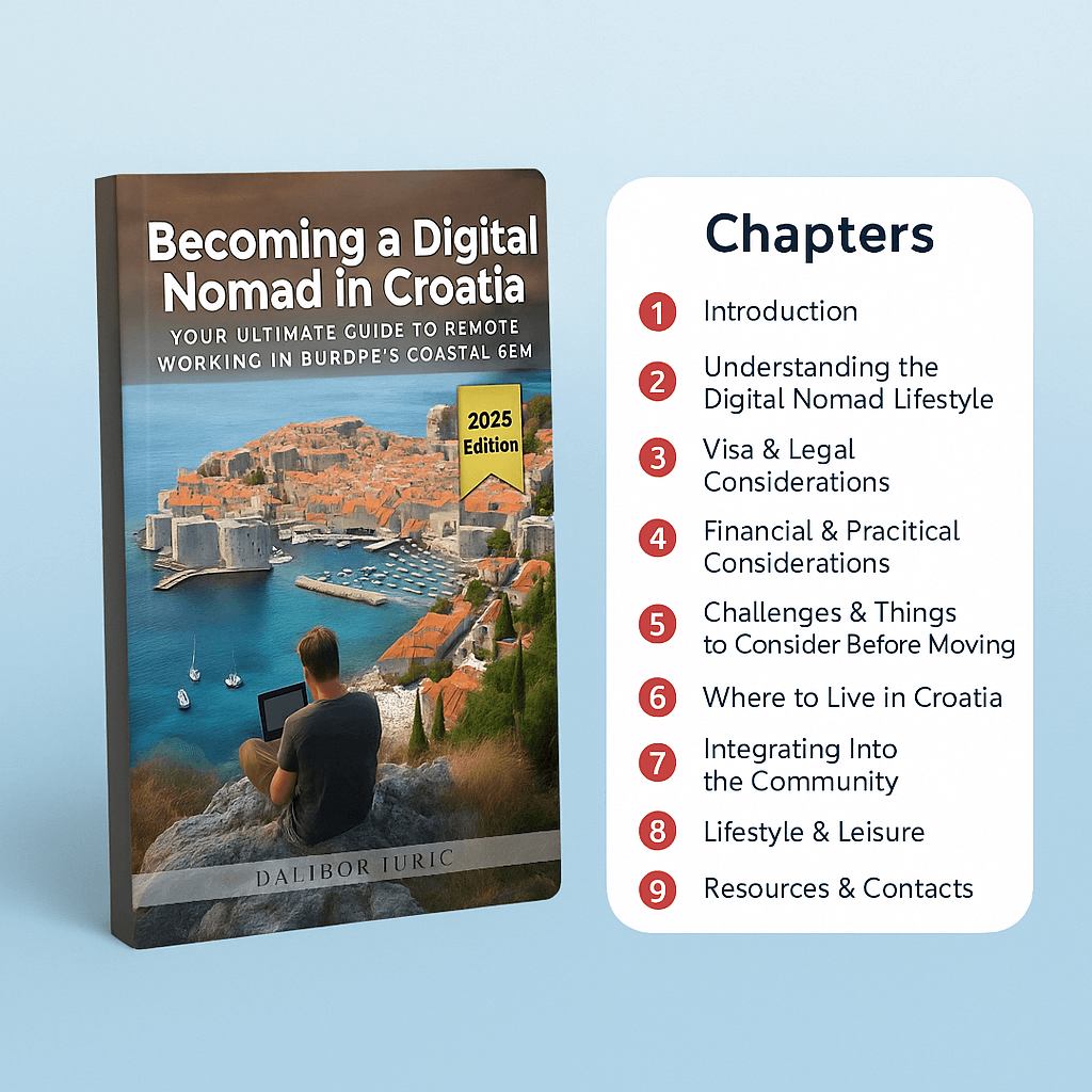 Digital Nomad in Croatia: Work Remotely & Live Your Best Life *INSTANT DOWNLOAD*