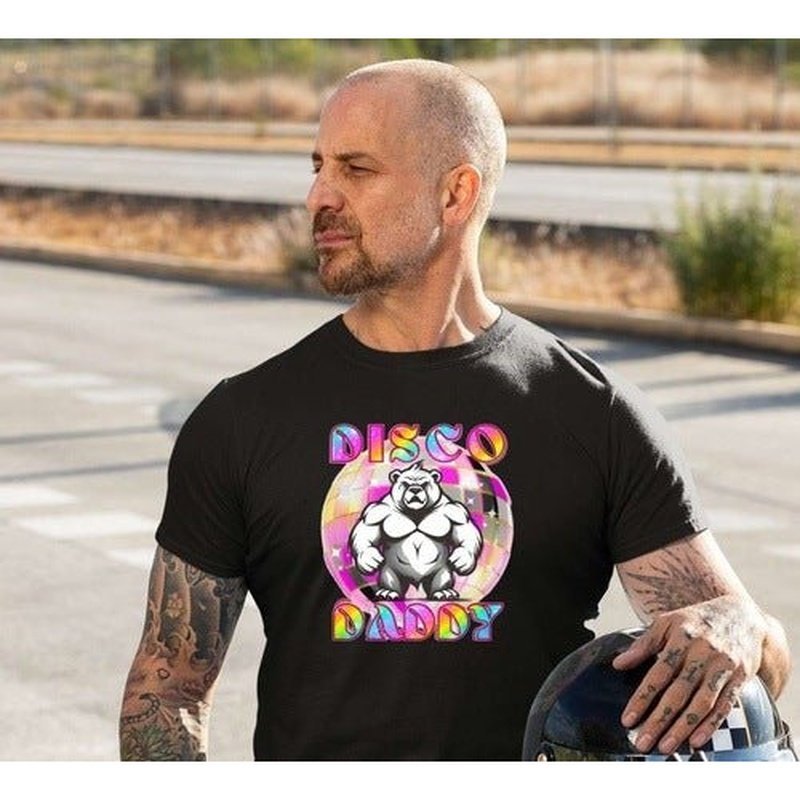 Daddy Bear Disco Party T - Shirt Clubbing Festival MensT - ShirtGalactrip CoutureDaddy Bear Disco Party T - Shirt Clubbing Festival Mens T - Shirt 18