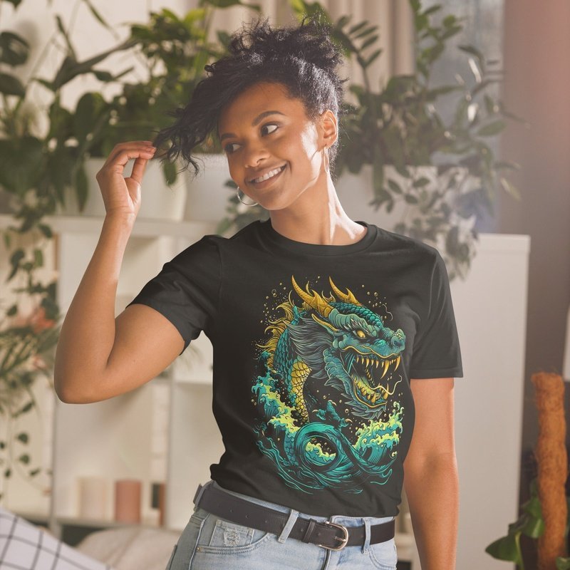Dragon Sea Tempest T - ShirtT - ShirtGalactrip CoutureDragon Sea Tempest T - Shirt