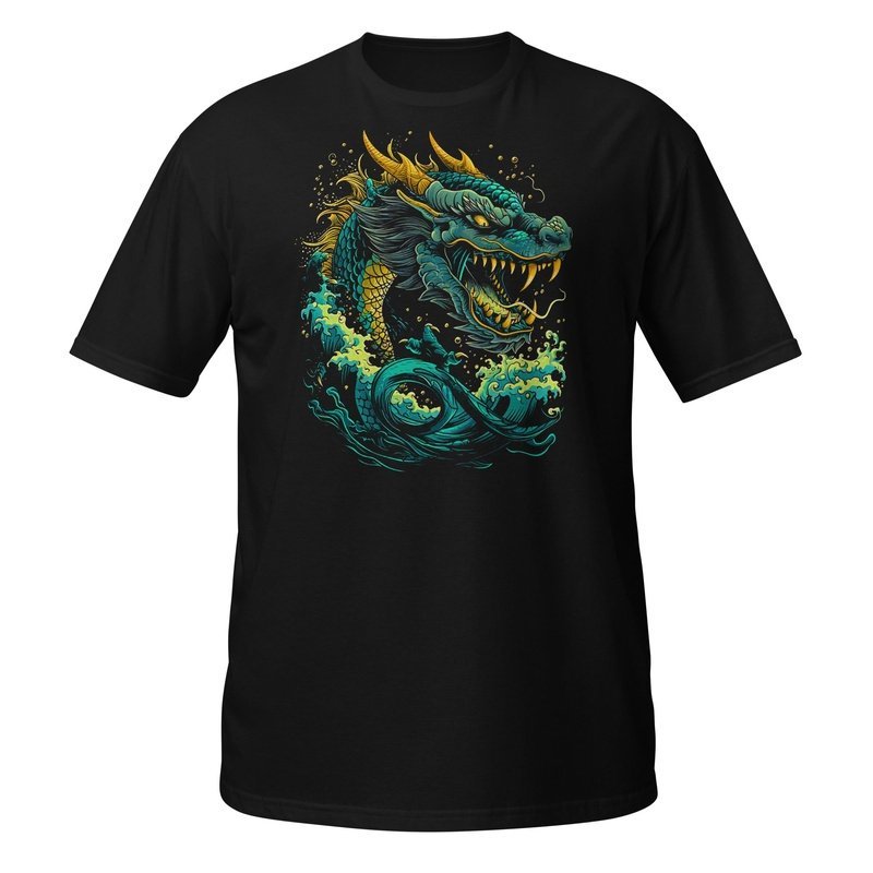Dragon Sea Tempest T - ShirtT - ShirtGalactrip CoutureDragon Sea Tempest T - Shirt