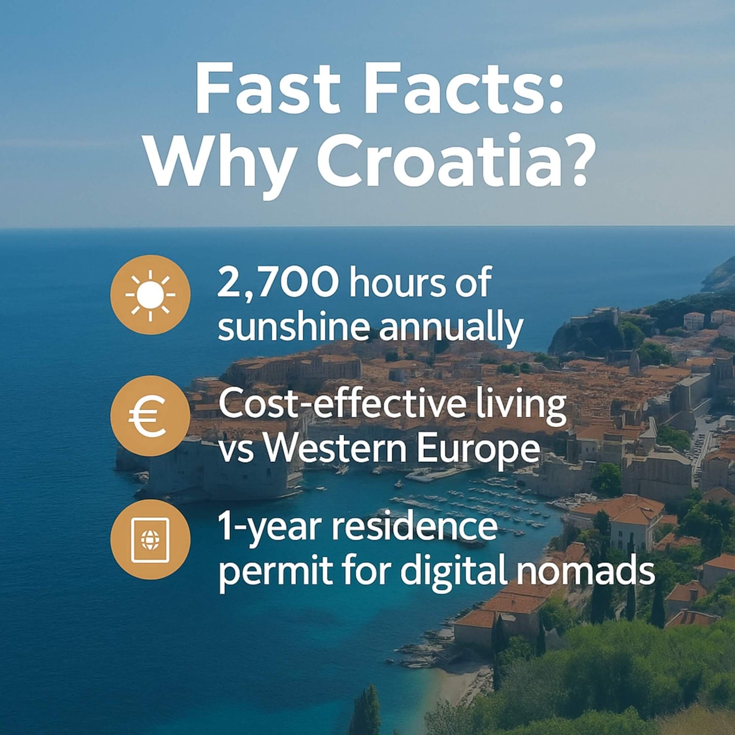 Digital Nomad in Croatia: Work Remotely & Live Your Best Life *INSTANT DOWNLOAD*