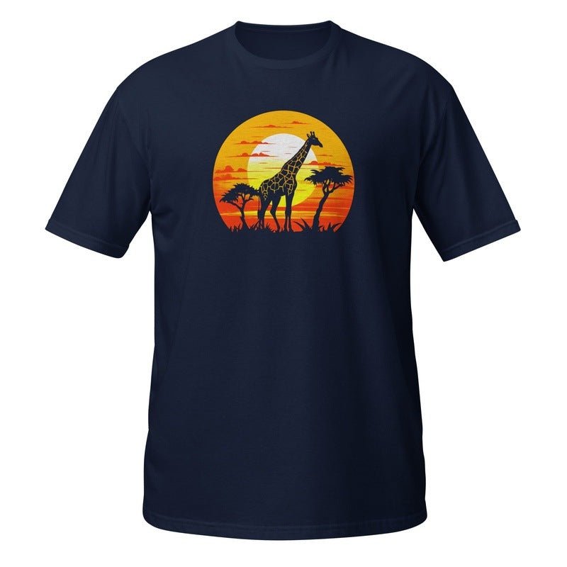 Giraffe Sunset Unisex T - ShirtT - ShirtGalactrip CoutureGiraffe Sunset Unisex T - Shirt