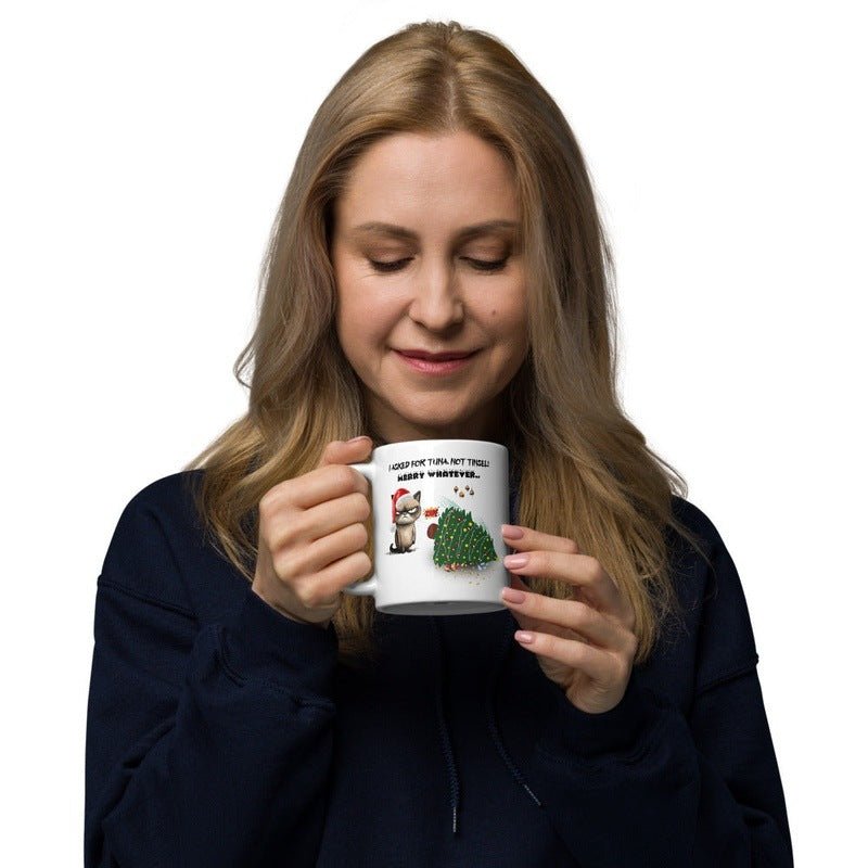 Grumpy Cat Christmas MugCoffee MugGalactrip CoutureGrumpy Cat Christmas Mug