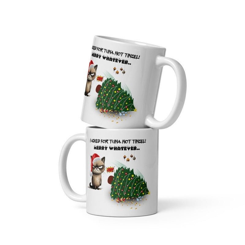 Grumpy Cat Christmas MugCoffee MugGalactrip CoutureGrumpy Cat Christmas Mug