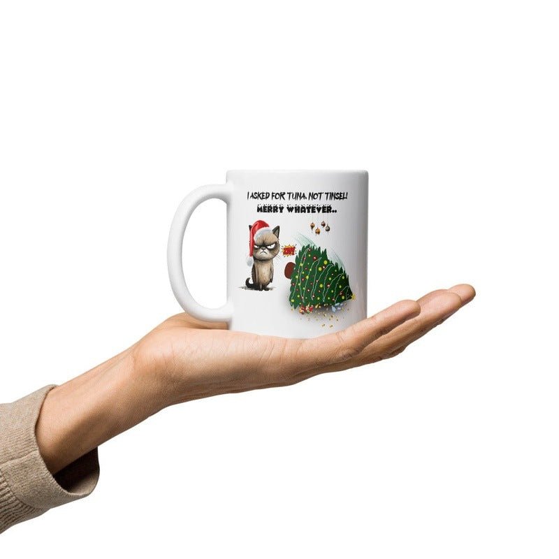 Grumpy Cat Christmas MugCoffee MugGalactrip CoutureGrumpy Cat Christmas Mug