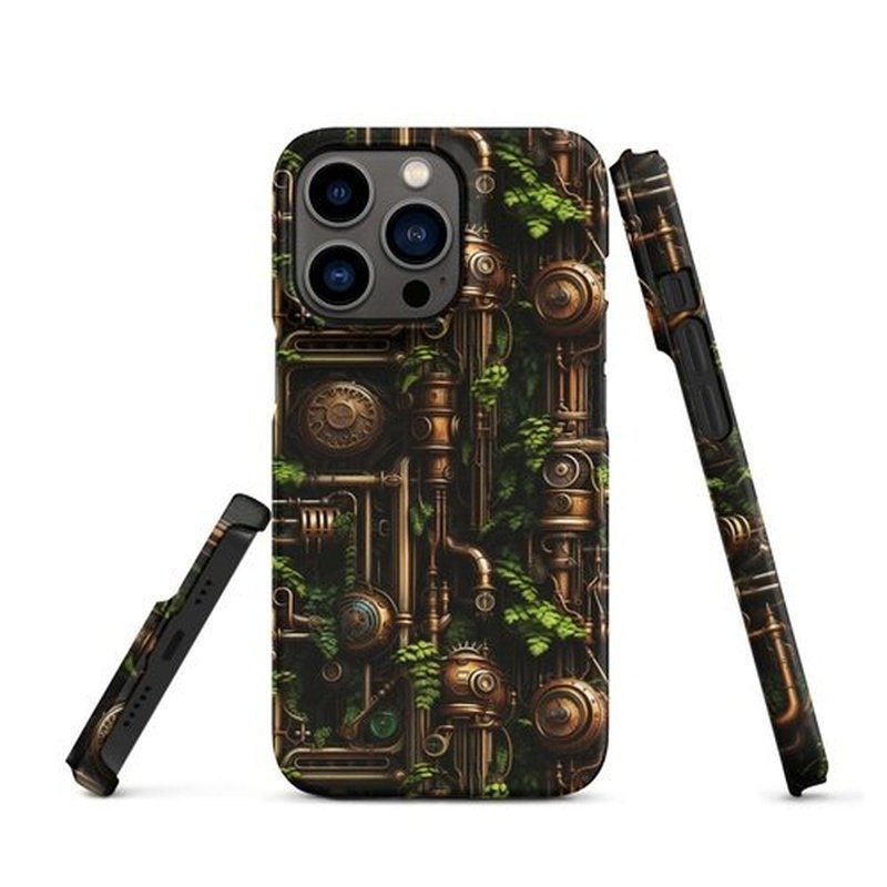 iPhone 12, 13, 14 and 15 Snap Case in Steampunk StyleiPhone CaseGalactrip CoutureiPhone 12, 13, 14 and 15 Snap Case in Steampunk Style 22.99