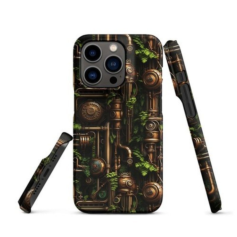 iPhone 12, 13, 14 and 15 Snap Case in Steampunk StyleiPhone CaseGalactrip CoutureiPhone 12, 13, 14 and 15 Snap Case in Steampunk Style 22.99