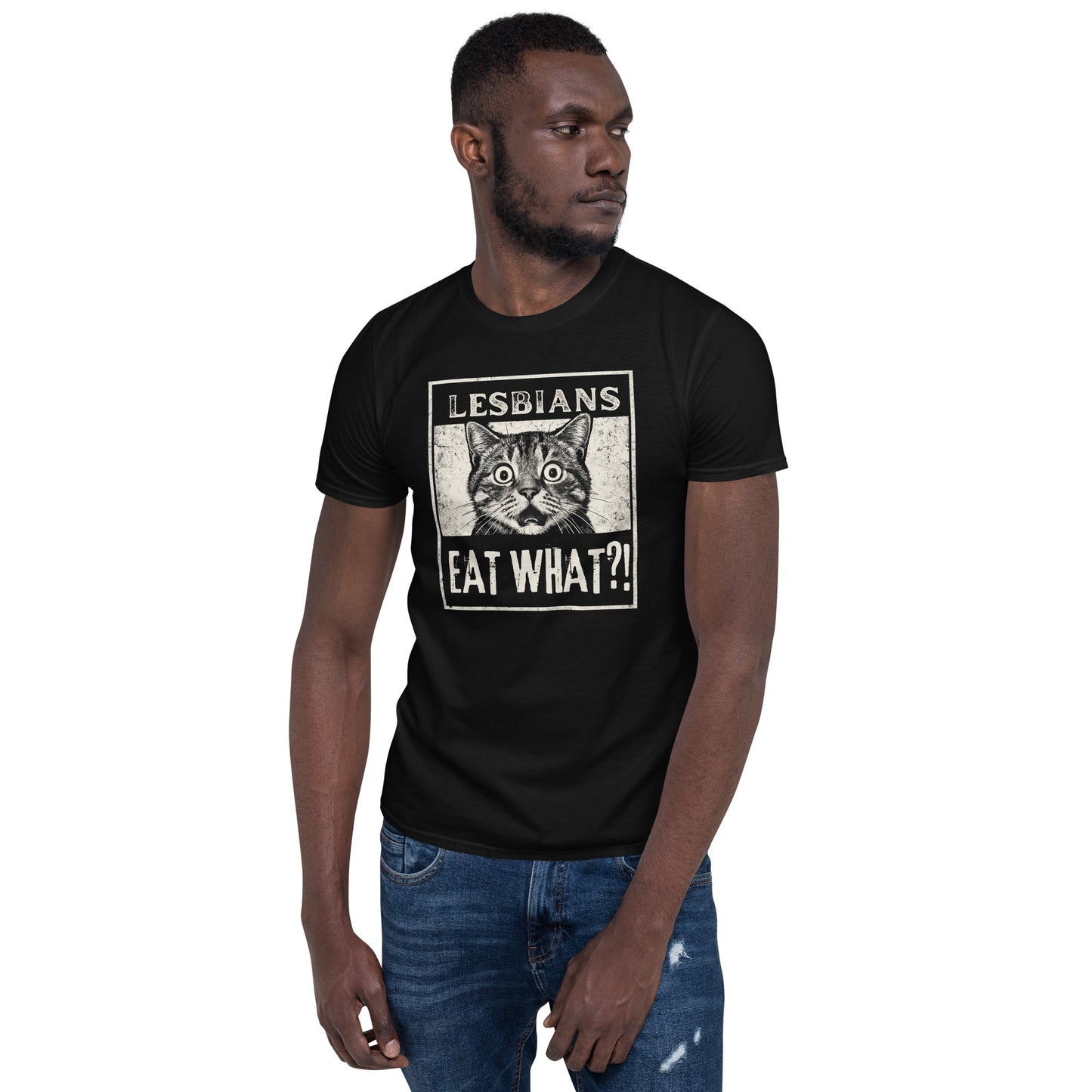 Lesbians Eat What?!T-ShirtGalactrip CoutureProduct mockup