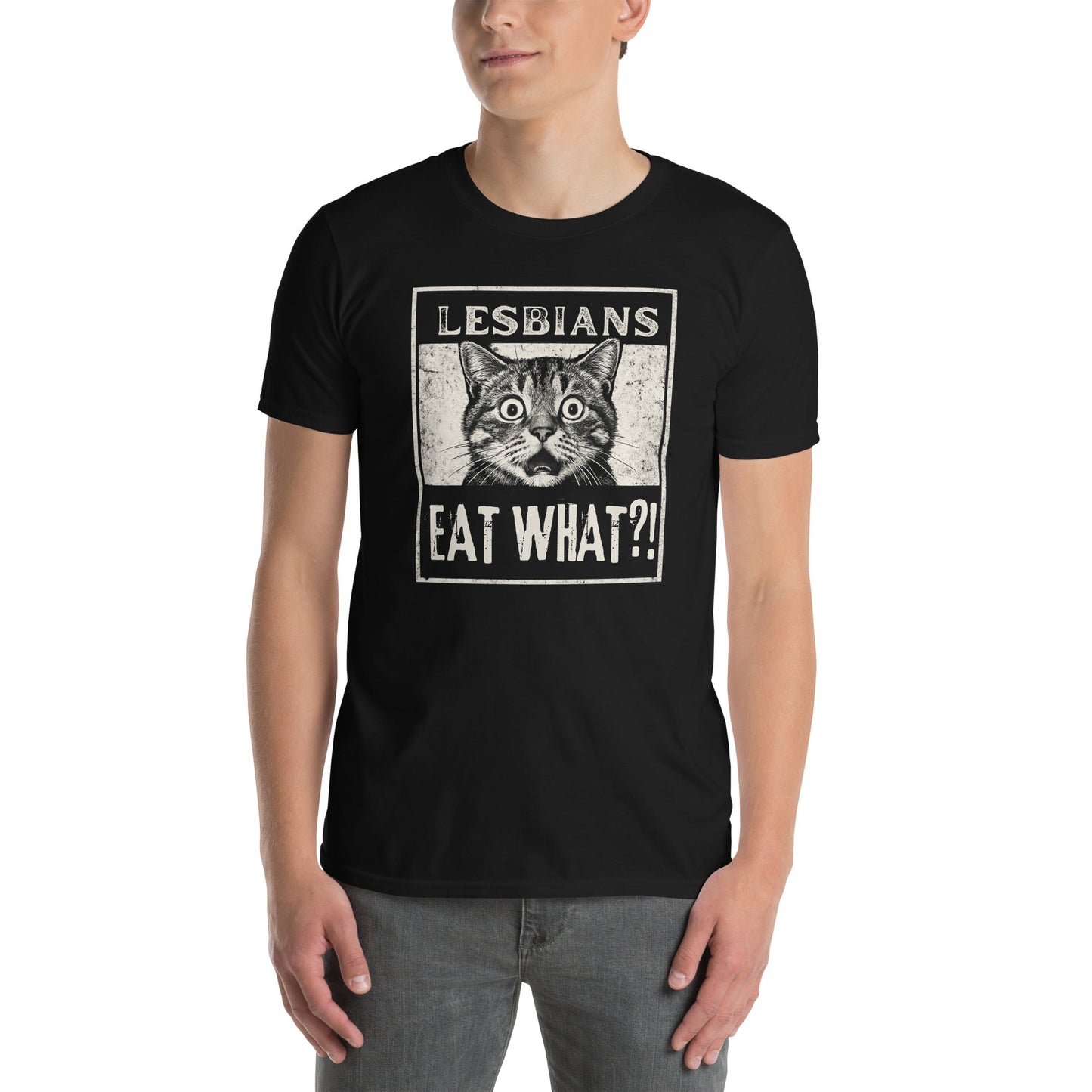 Lesbians Eat What?!T-ShirtGalactrip CoutureProduct mockup