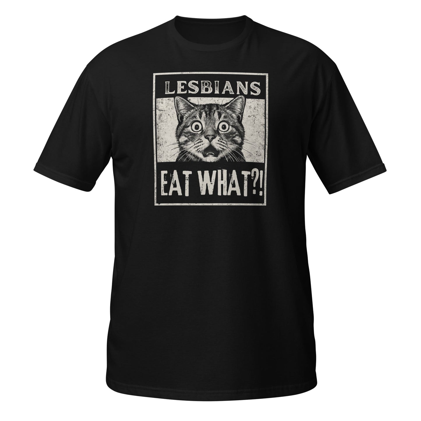 Lesbians Eat What?!T-ShirtGalactrip CoutureProduct mockup