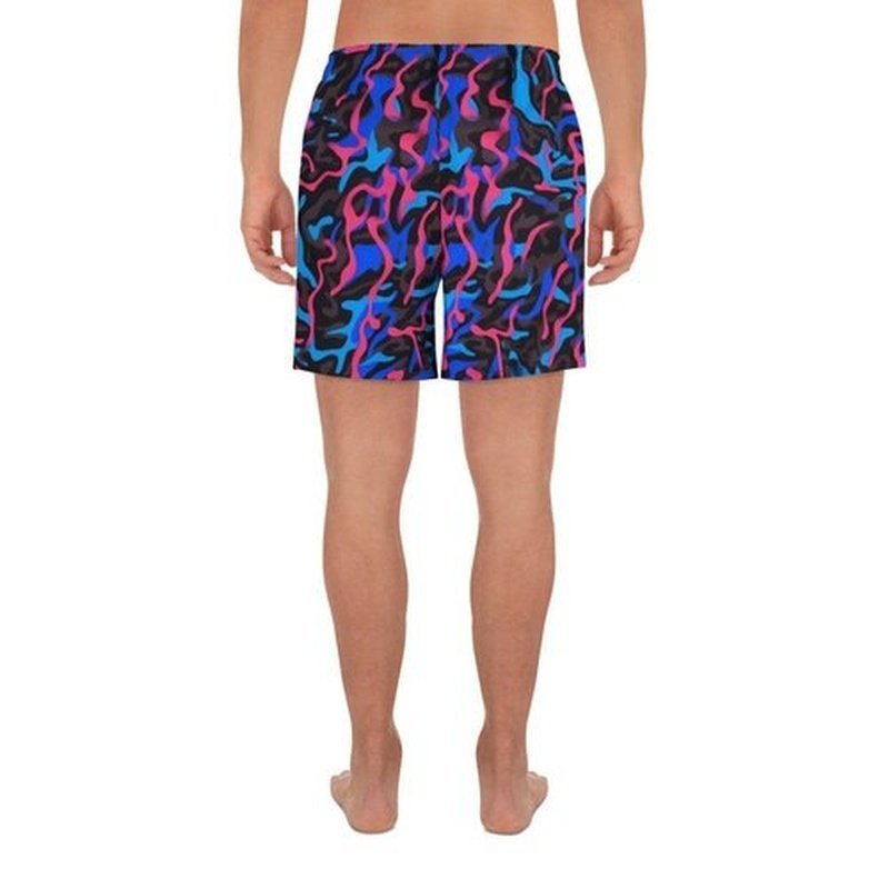 Men's Recycled Camo Neon - Print Athletic Shorts | Black Blue Pink All - Over Print | Trendy Design | Moisture - Wicking | UPF50+ ProtectionShortsGalactrip CoutureMen's Recycled Camo Neon - Print Athletic Shorts | Black Blue Pink All - Over Print | Trendy Design | Moisture - Wicking | UPF50+ Protection Shorts 40.99