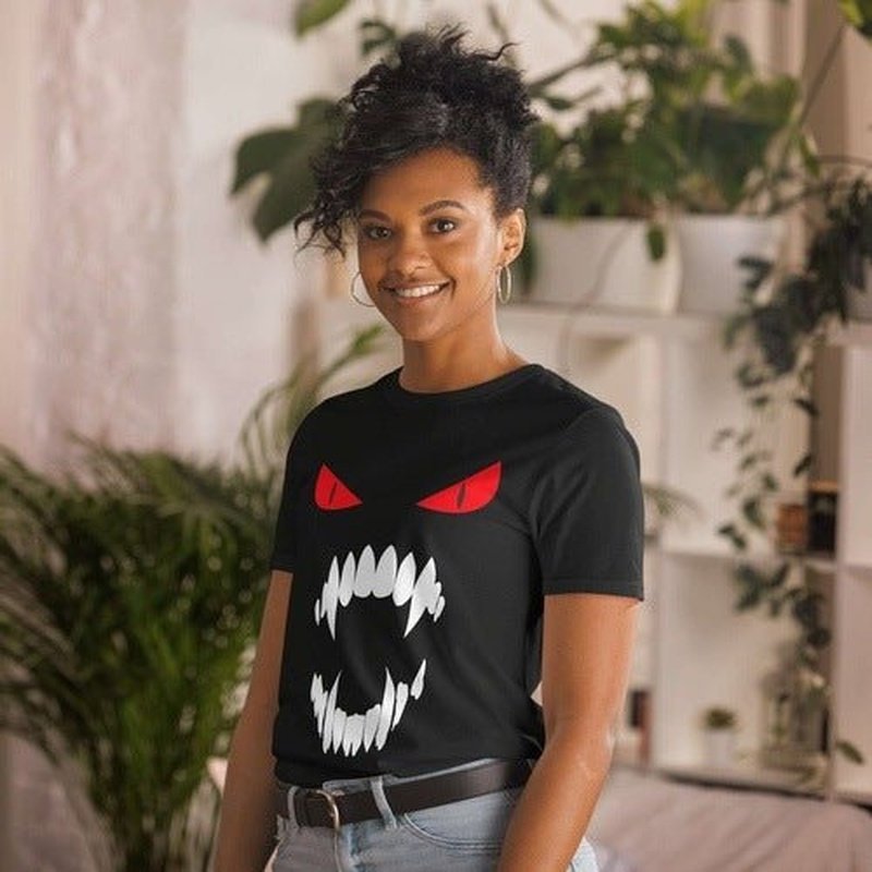 Monster Lurking in the Dark: Unisex Halloween T - ShirtT - ShirtGalactrip CoutureMonster Lurking in the Dark: Unisex Halloween T - Shirt T - Shirt 18