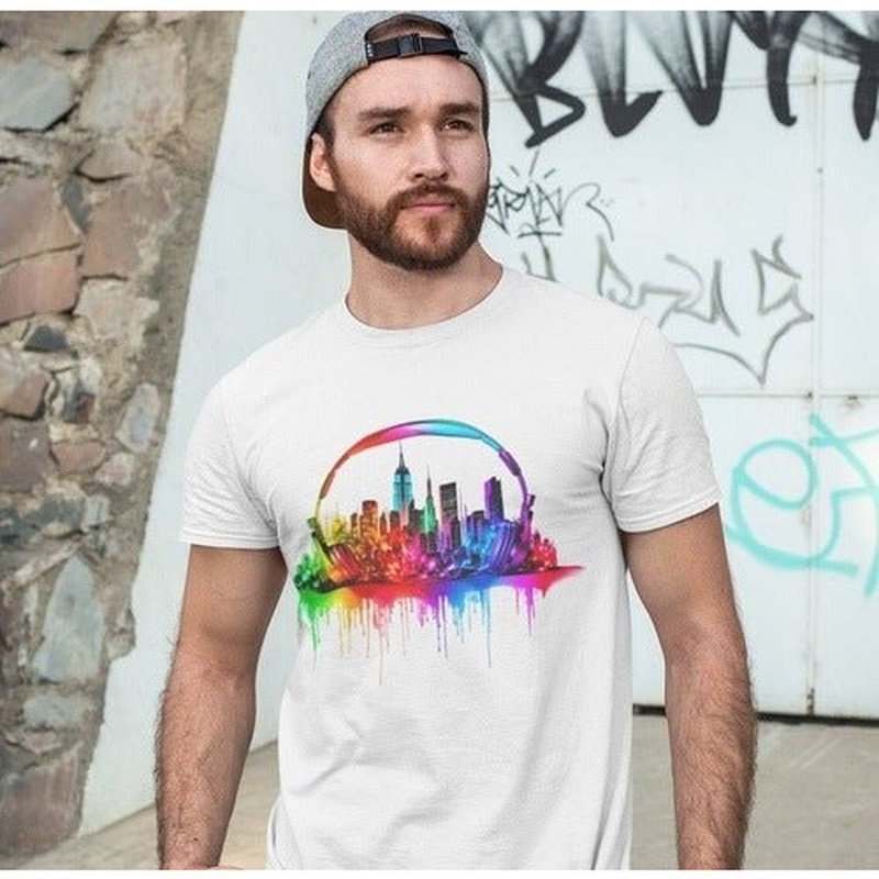 New York Skyline T - Shirt Clubbing Party Night Out Neon Mens LadiesT - ShirtGalactrip CoutureNew York Skyline T - Shirt Clubbing Party Night Out Neon Mens Ladies T - Shirt 18
