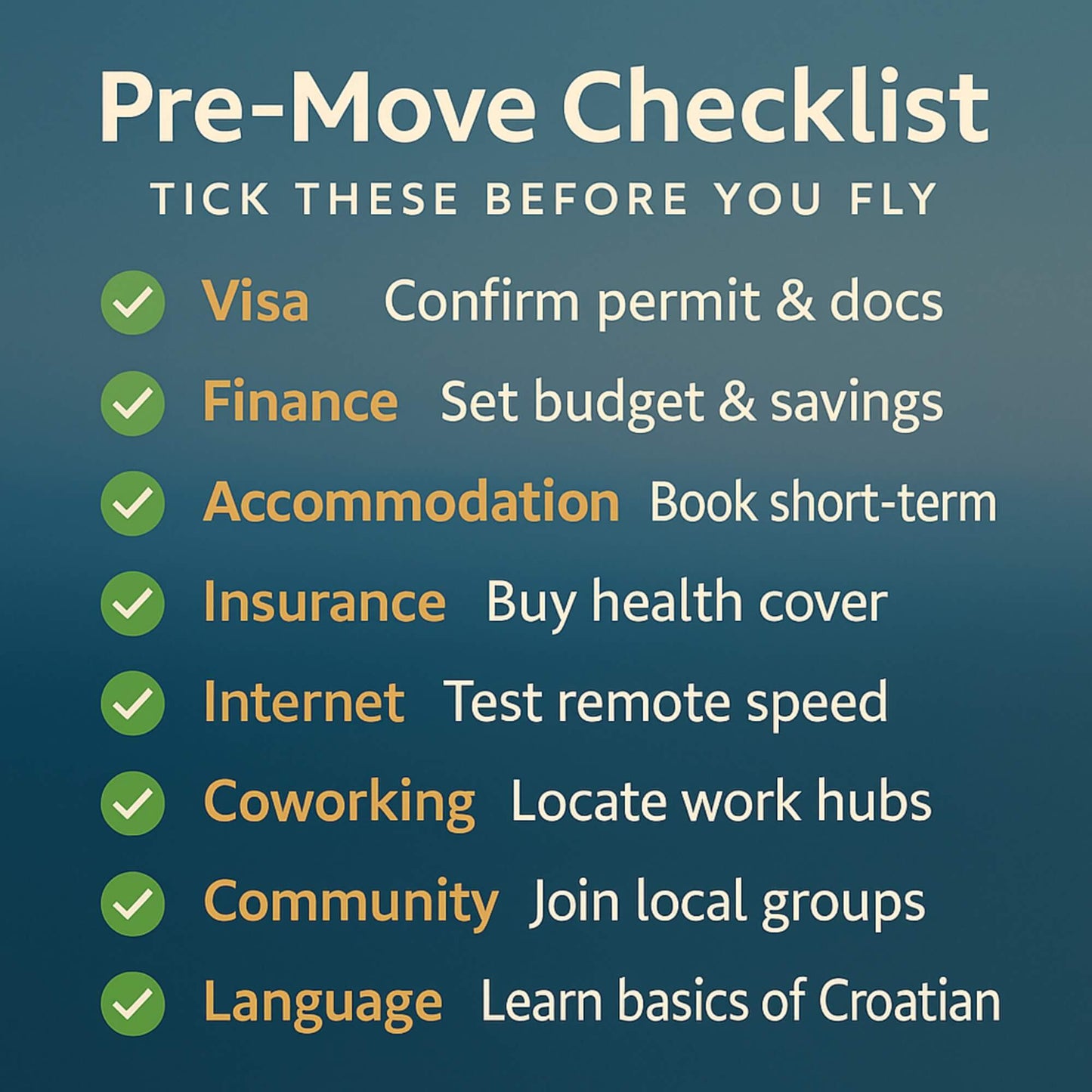 Digital Nomad in Croatia: Work Remotely & Live Your Best Life *INSTANT DOWNLOAD*
