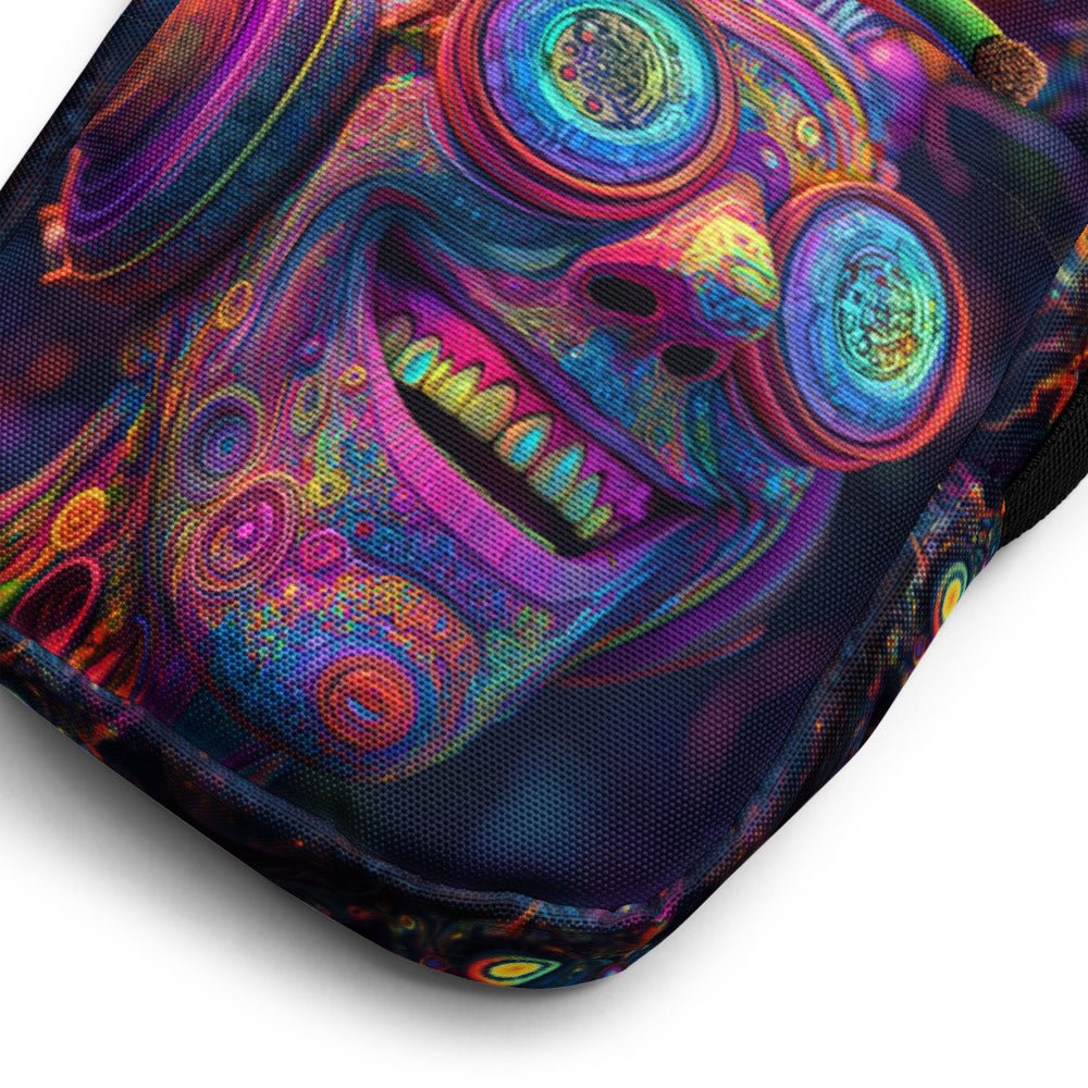 Psychedelic Aliens - Crossbody Festival Party BagCrossbody BagGalactrip CouturePsychedelic Aliens - Crossbody Festival Party Bag