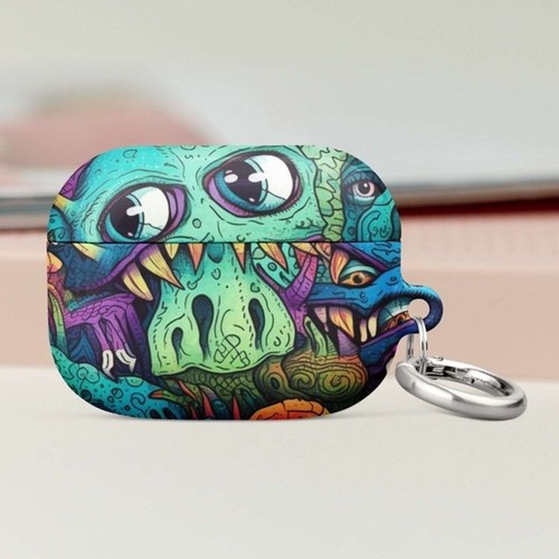 Psychedelic Monsters Nightmare Case for AirPods®Airpods CaseGalactrip CouturePsychedelic Monsters Nightmare Case for AirPods® Airpods Case 23.99