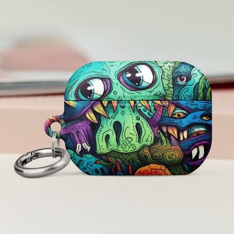 Psychedelic Monsters Nightmare Case for AirPods®Airpods CaseGalactrip CouturePsychedelic Monsters Nightmare Case for AirPods® Airpods Case 23.99