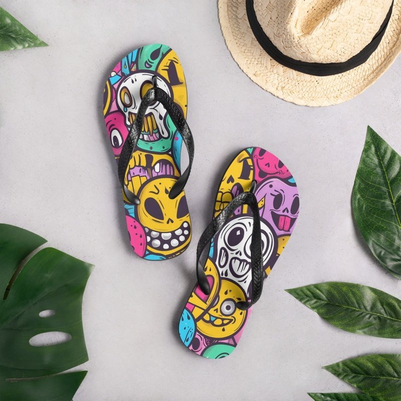 Psycho Flip Flops – Cool, Funny, and Unique Beach Sandals for Men and WomenFlip FlopsGalactrip CouturePsycho Flip Flops – Cool, Funny, and Unique Beach Sandals for Men and Women