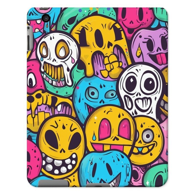 Psycho Smileys iPad CasePhone & Tablet CasesGalactrip CoutureTablet Cases