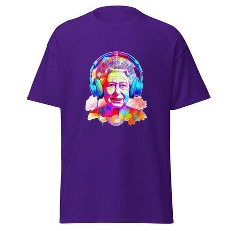 Queen Elizabeth Pop Art T - Shirt Clubbing Party Rave TeeT - ShirtGalactrip CoutureThe Queen T - Shirt Pop Art Clubbing Party Rave Outfit T - Shirt 18