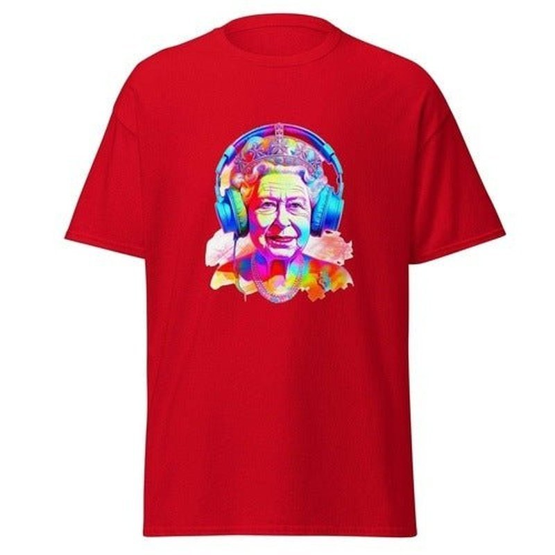 Queen Elizabeth Pop Art T - Shirt Clubbing Party Rave TeeT - ShirtGalactrip CoutureThe Queen T - Shirt Pop Art Clubbing Party Rave Outfit T - Shirt 18