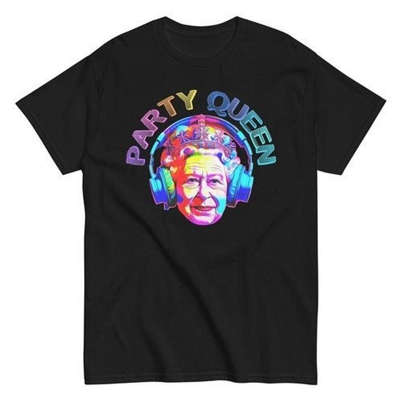 Queen Elizabeth Pop Art T - Shirt Clubbing Party Rave TeeT - ShirtGalactrip CoutureThe Queen T - Shirt Pop Art Clubbing Party Rave Outfit T - Shirt 18