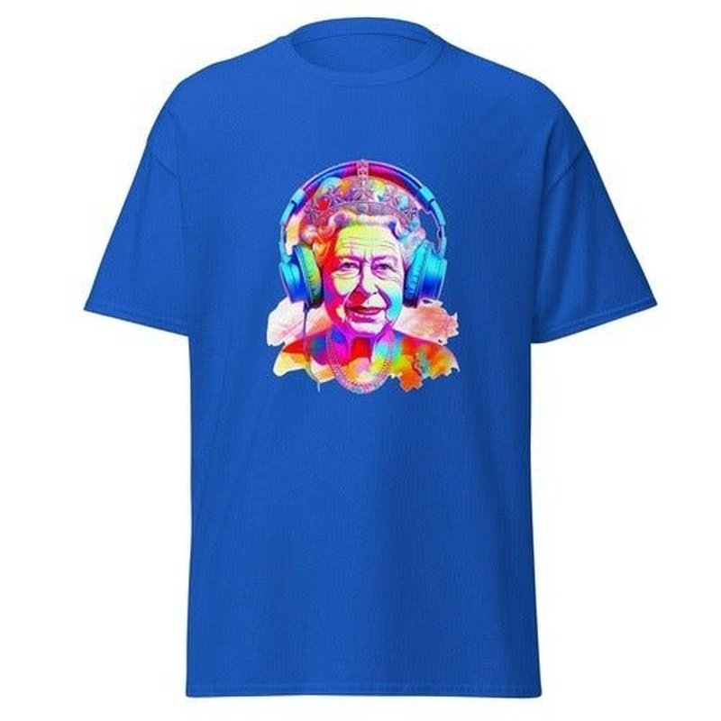 Queen Elizabeth Pop Art T - Shirt Clubbing Party Rave TeeT - ShirtGalactrip CoutureThe Queen T - Shirt Pop Art Clubbing Party Rave Outfit T - Shirt 18