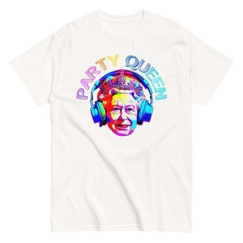 Queen Elizabeth Pop Art T - Shirt Clubbing Party Rave TeeT - ShirtGalactrip CoutureThe Queen T - Shirt Pop Art Clubbing Party Rave Outfit T - Shirt 18