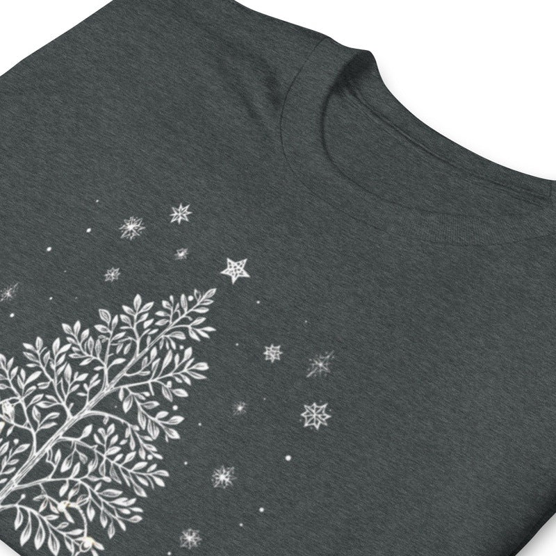 Retro Christmas T - Shirt: Vintage Postcard StyleT - ShirtGalactrip CoutureRetro Christmas T - Shirt: Vintage Postcard Style