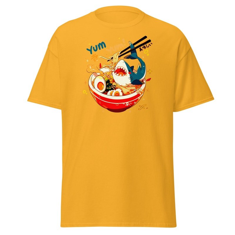 Shark in Ramen Bowl TeeT - ShirtGalactrip CoutureShark in Ramen Bowl Tee