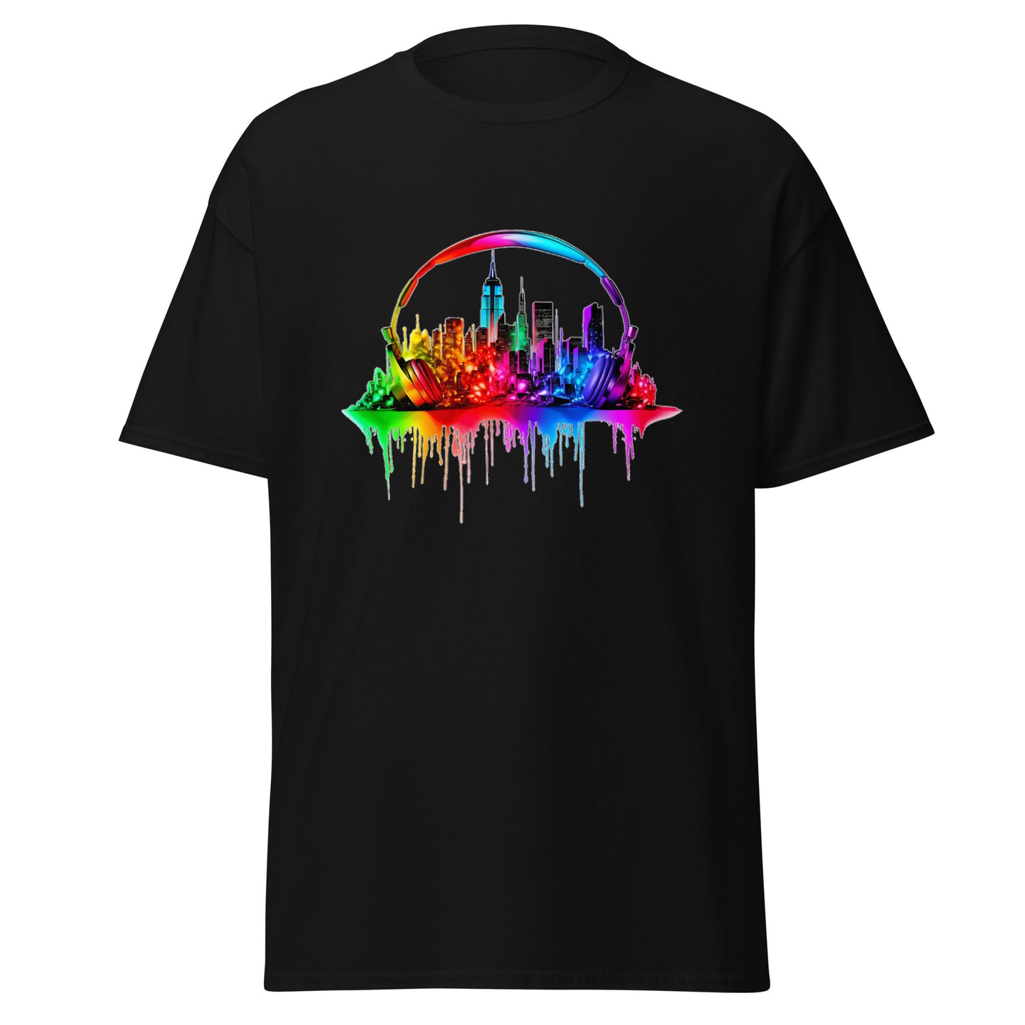 New York City Neon Skyline T-Shirt