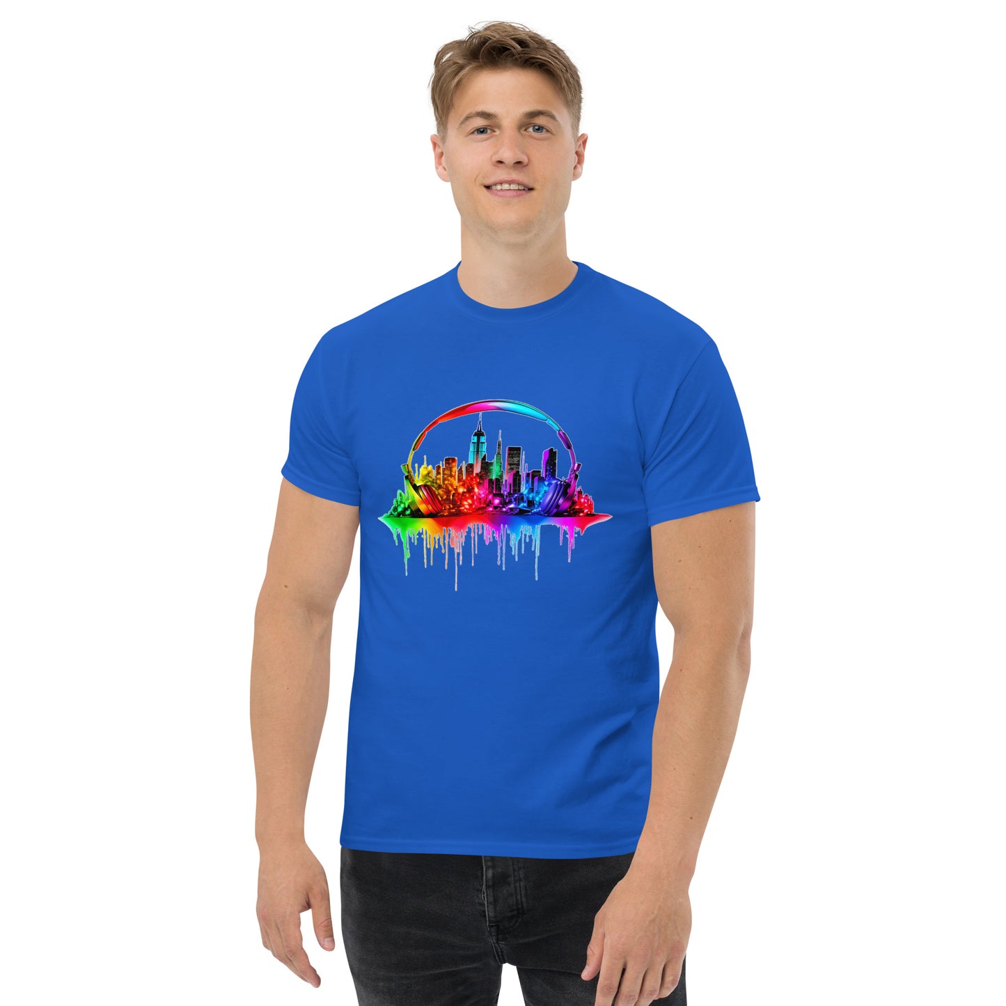 New York City Neon Skyline T-Shirt