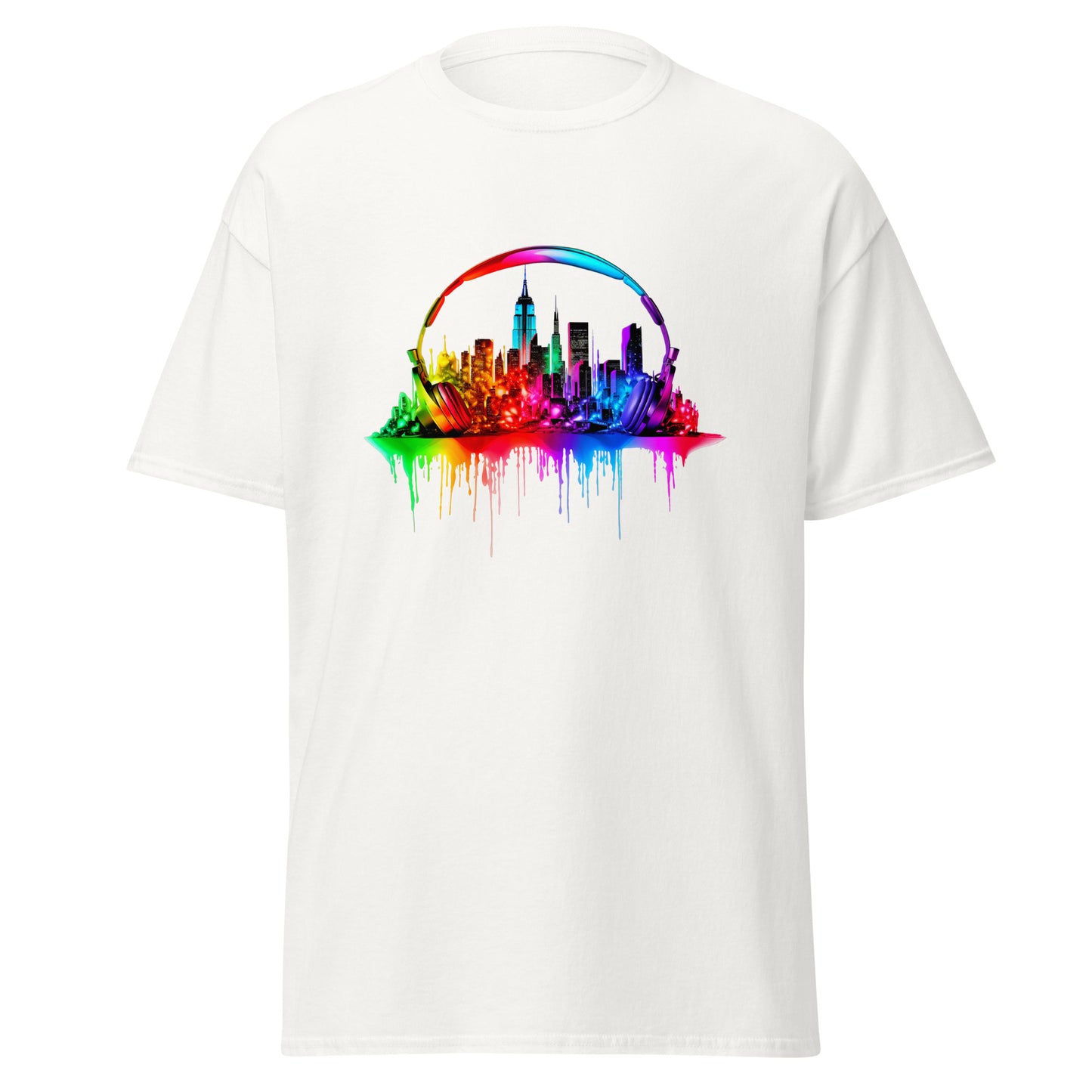 New York City Neon Skyline T-Shirt