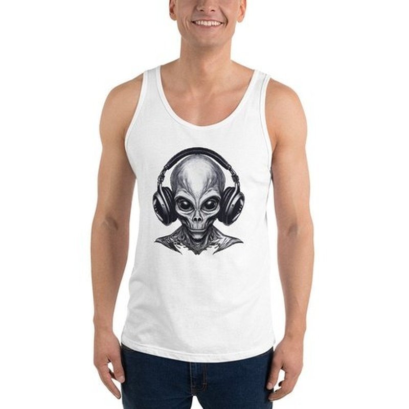 Alien Groove Tank Top - Elevate Your Wardrobe! | Party Outfit | Gym Vest | Men'sTank TopGalactrip CoutureAlien Groove Tank Top - Elevate Your Wardrobe! | Party Outfit | Gym Vest | Men's Tank Top 20.99