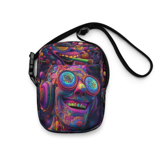 Psychedelic Aliens - Crossbody Festival Party Bag