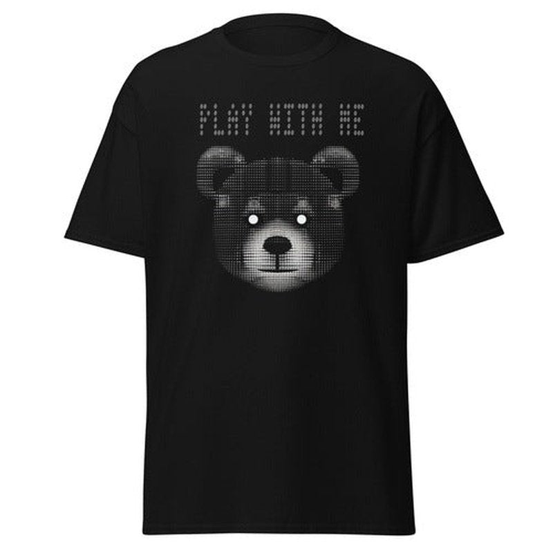 ASCII Code Bear T - Shirt - ASCII Code ArtT - ShirtGalactrip CoutureASCII Code Bear T - Shirt - Nerdy Gamer Art, Original Abstract Design - Computer Nerds & Gamers Gift - Wearable Art T - Shirt 18