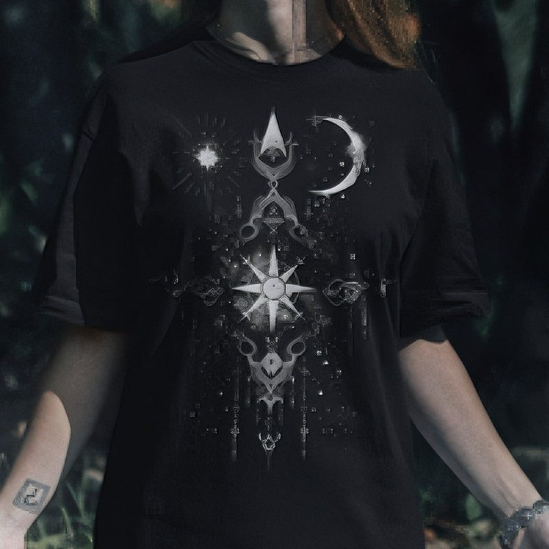 Celestial Witch T - Shirt | Dark Academia | GothT - ShirtGalactrip CoutureCelestial Witch T - Shirt | Dark Academia | Goth