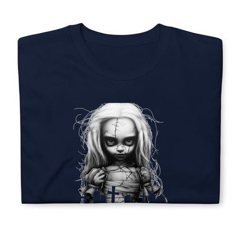 Creepy Doll: Halloween Unisex T - ShirtT - ShirtGalactrip CoutureCreepy Doll: Halloween Unisex T - Shirt T - Shirt 18