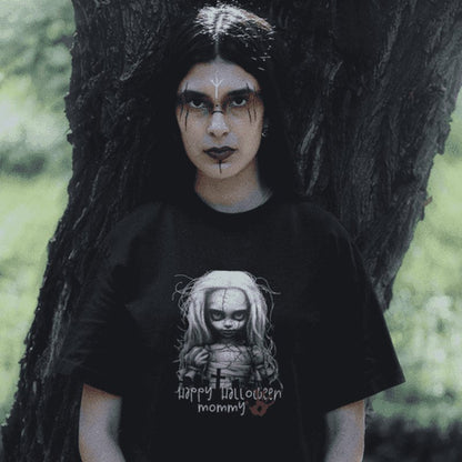 Creepy Doll: Halloween Unisex T - ShirtT - ShirtGalactrip CoutureCreepy Doll: Halloween Unisex T - Shirt T - Shirt 18