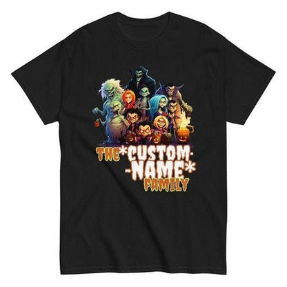 Customizable Halloween Family T - Shirt: Celebrate Spooky Season in StyleT - ShirtGalactrip CoutureCustomizable Halloween Family T - Shirt: Celebrate Spooky Season in Style T - Shirt 18