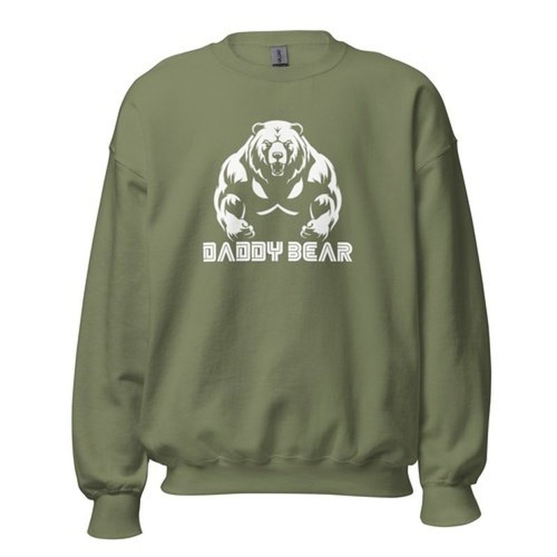 Daddy Bear SweatshirtSweatshirtGalactrip CoutureDaddy Bear Sweatshirt: Bear Pride Cosy Top Sweatshirt 28