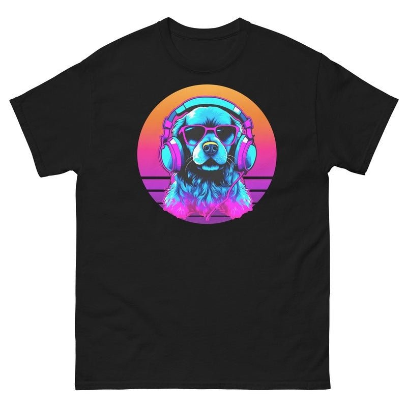 Dog DJ T - Shirt Clubbing Party Night Out Trippy Mens LadiesT - ShirtGalactrip CoutureDog DJ T - Shirt Clubbing Party Night Out Trippy Mens Ladies