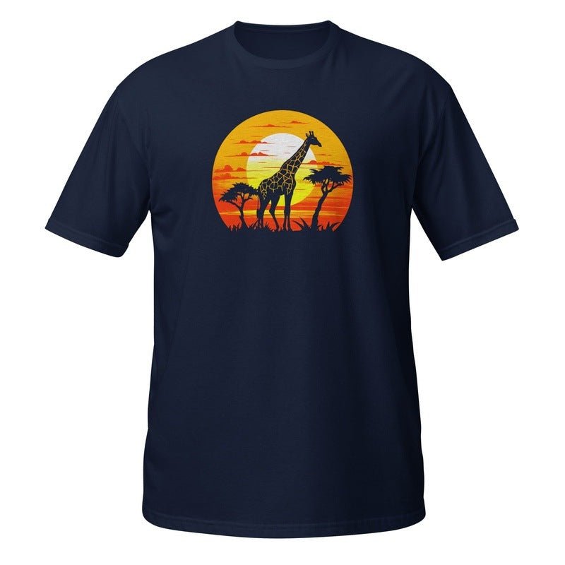 Giraffe Sunset Unisex T - ShirtT - ShirtGalactrip CoutureGiraffe Sunset Unisex T - Shirt