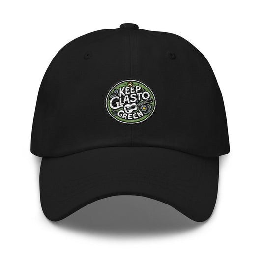 Keep Glasto Green Embroidered Dad Hat - Sustainable Festival FashionHatGalactrip CoutureKeep Glasto Green Embroidered Dad Hat - Sustainable Festival Fashion