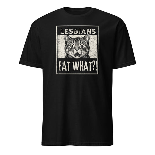 Lesbians Eat What?!T-ShirtGalactrip CoutureProduct mockup
