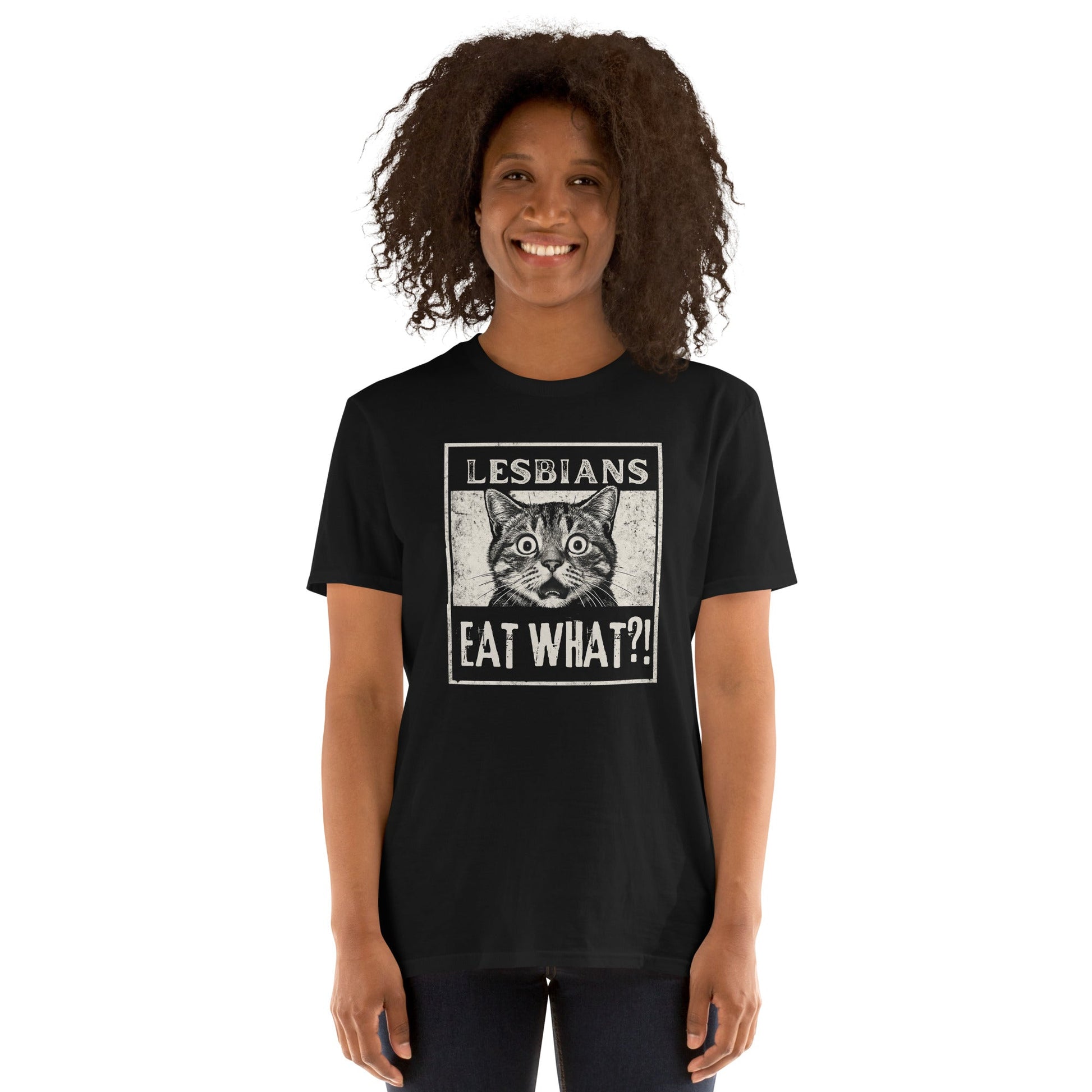 Lesbians Eat What?!T-ShirtGalactrip CoutureProduct mockup