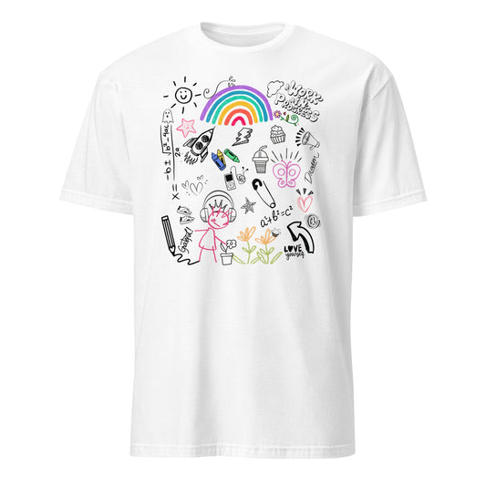 Love Yourself Doodle Art Unisex T-ShirtT-ShirtGalactrip CoutureProduct mockup